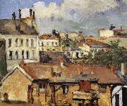 Paul Cezanne rooftop Spain oil painting artist